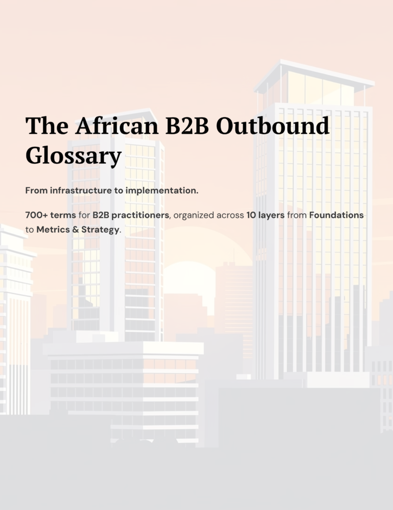 the african b2b outbound glossary